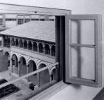Conservatorio di Como, dall'interno verso il chiostrino