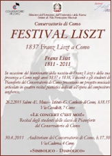 Conservatorio di Como, Festival Liszt 2011 Conservatorio di Como, Festival Liszt 2011
