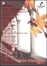Conservatorio di Como, Note d'autunno 2011 Conservatorio di Como, Note d'autunno 2011