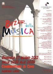 Conservatorio di Como, bazar della musica 2012 Conservatorio di Como, bazar della musica 2012